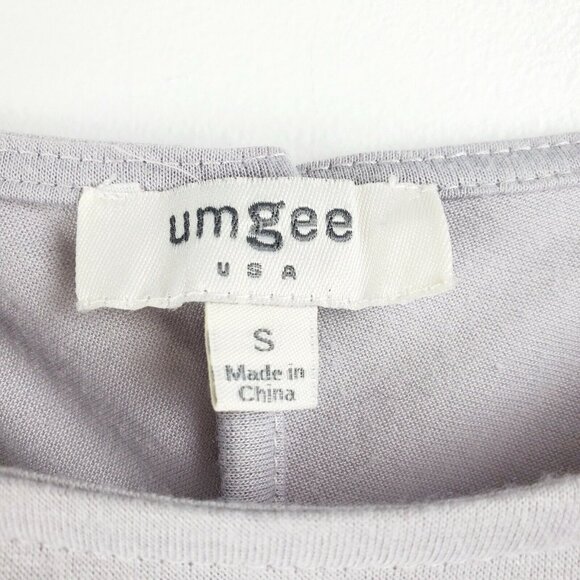 Umgee Women's Floral Hi Lo Oversize Peasant Top Toggle Cinching Sleeve Sz S EUC - Picture 5 of 9